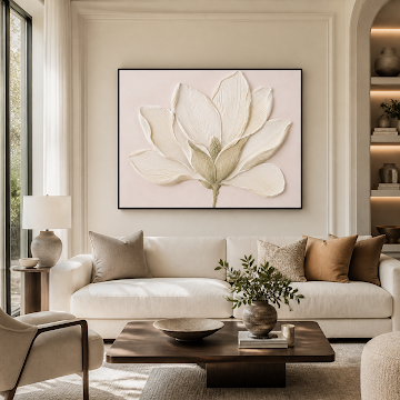 Serene Magnolia Relief