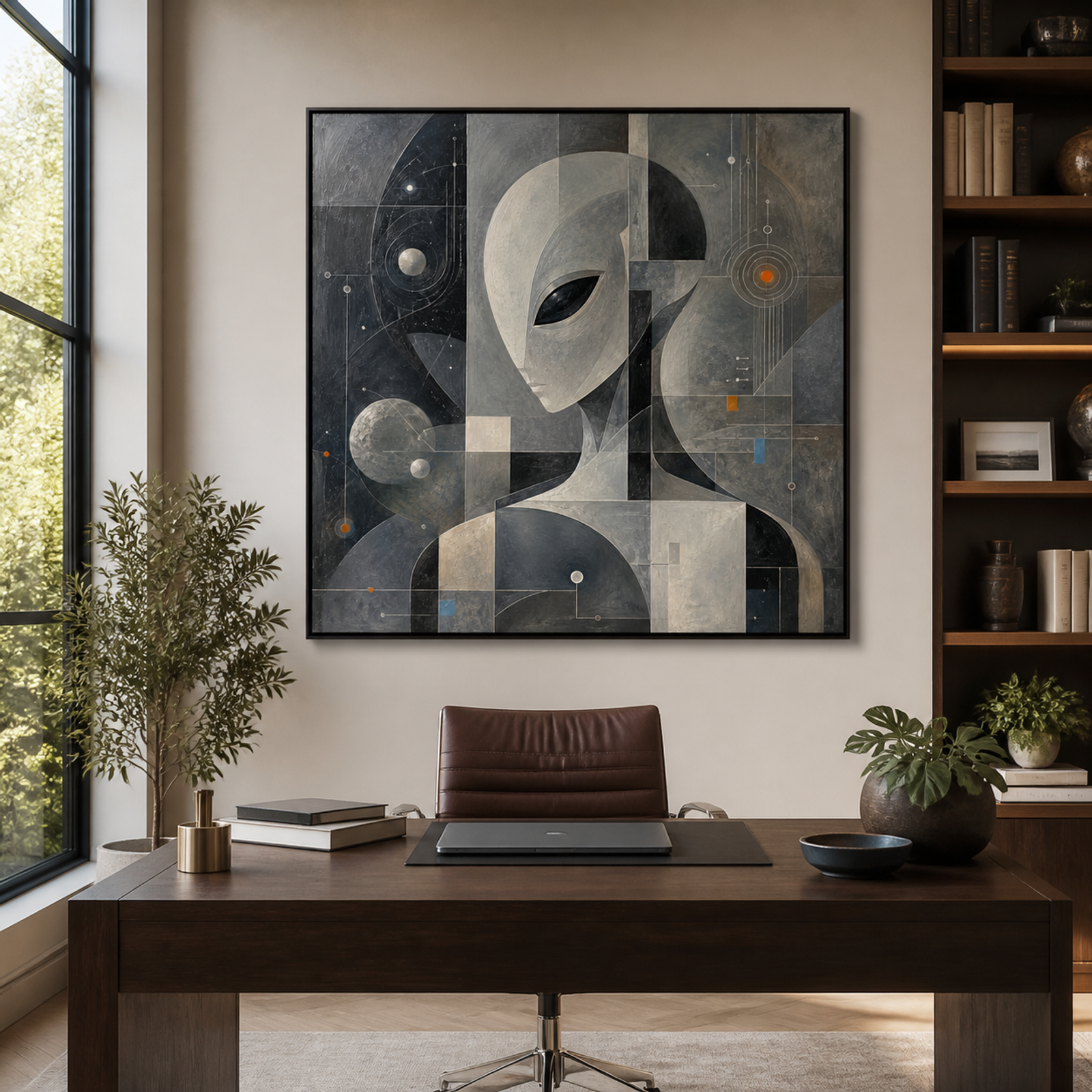 Cosmic Abstract Figure