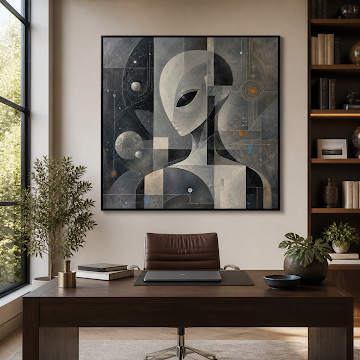 Cosmic Abstract Figure