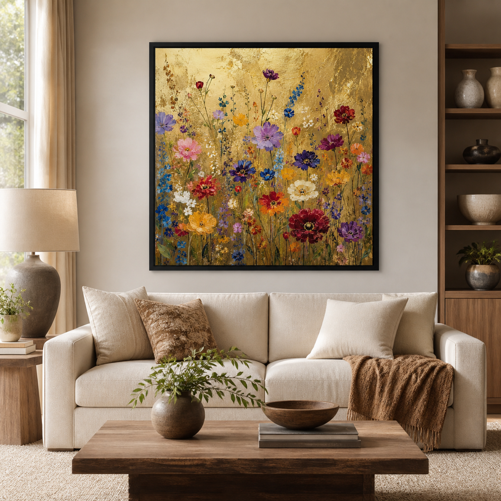 Golden Wildflower Garden