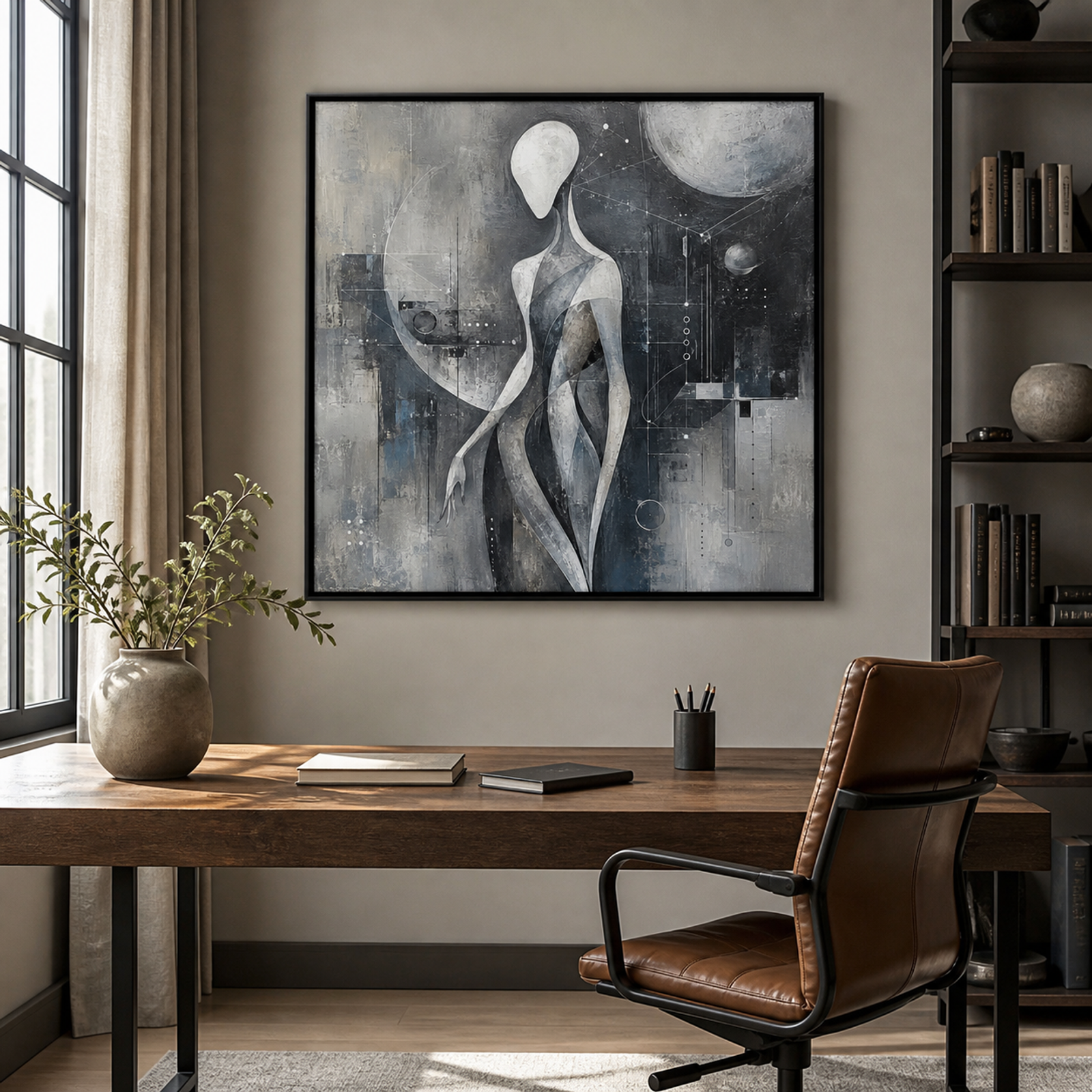Celestial Abstract Figure