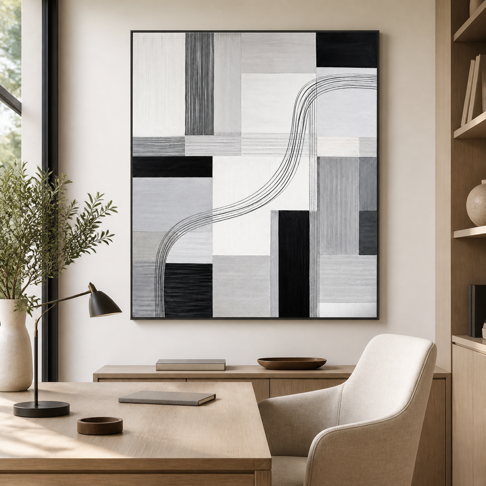 Monochrome Geometric Flow