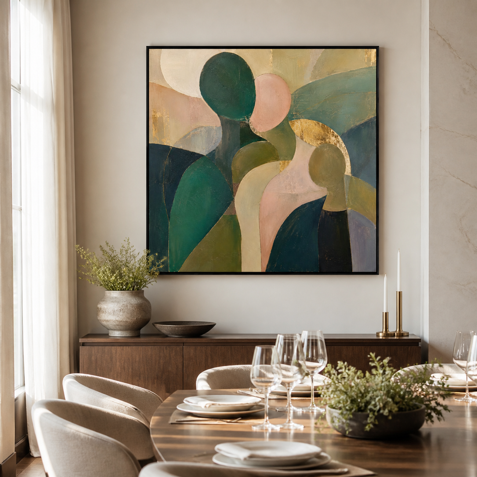 Gilded Abstract Botanica