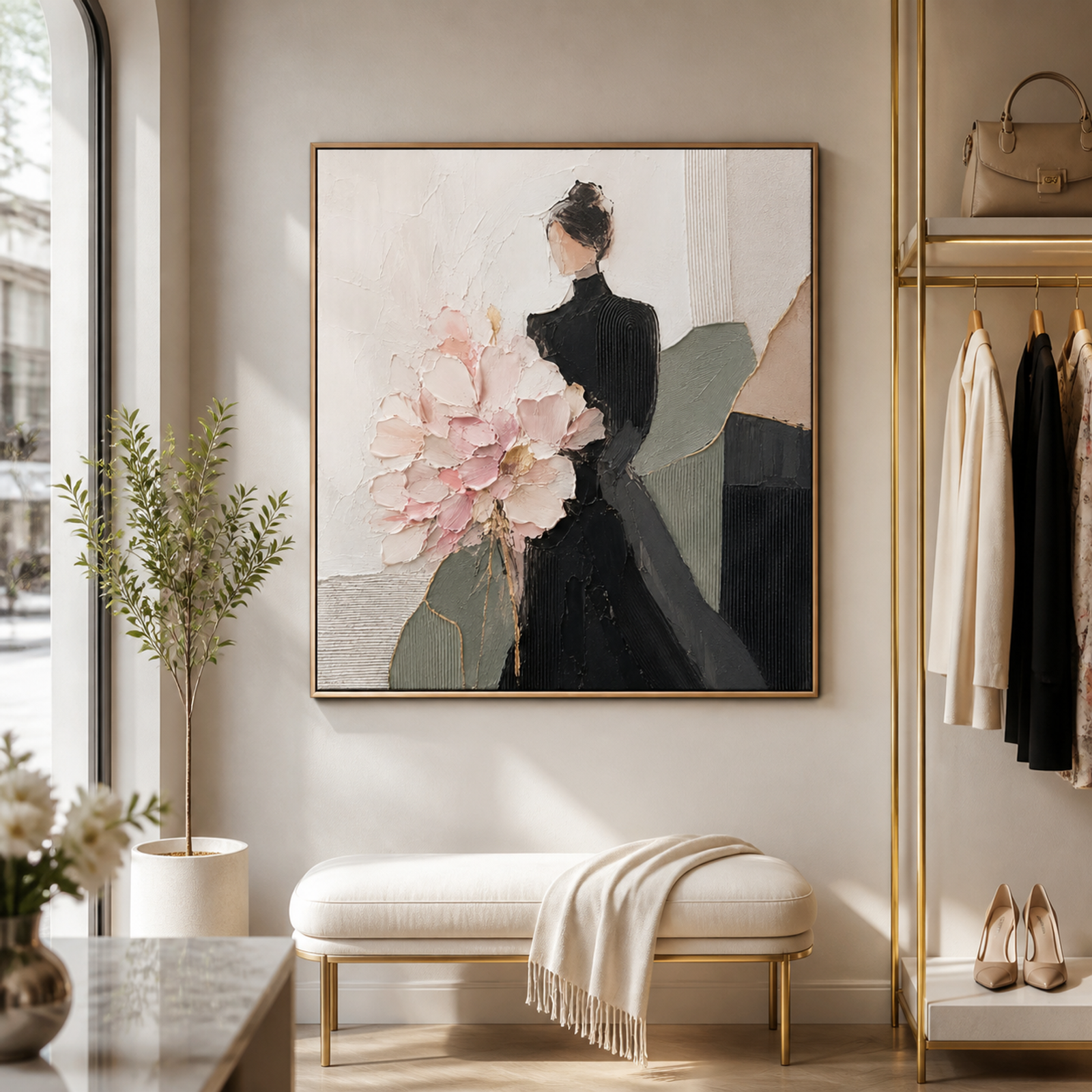 Elegant Floral Muse