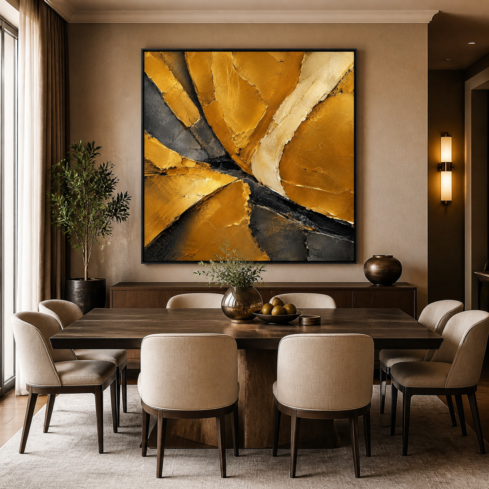 Gilded Abstract Geometry