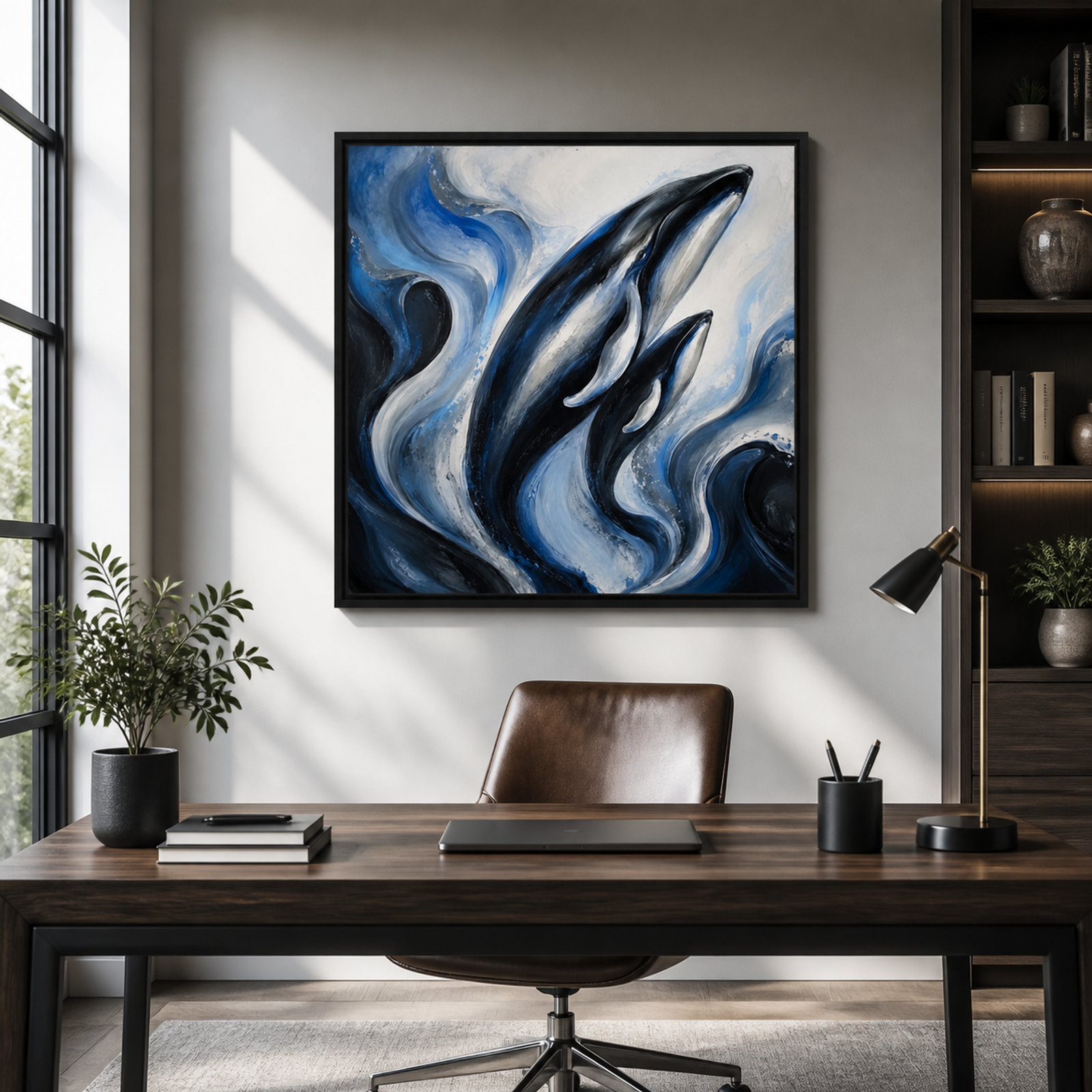 Blue Whale Ocean Dance
