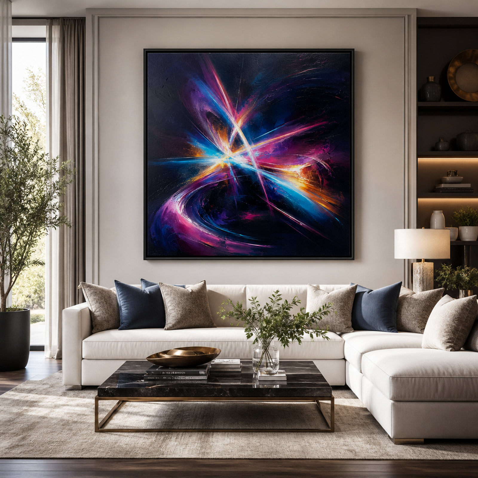 Radiant Neon Momentum