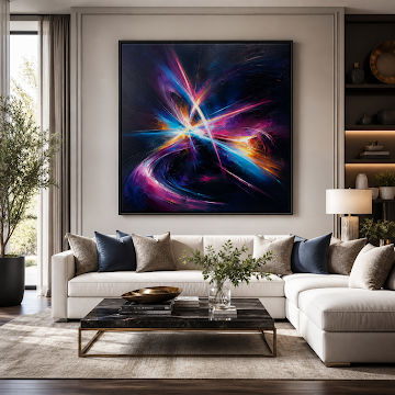 Radiant Neon Momentum