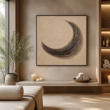 Serene Crescent Texture