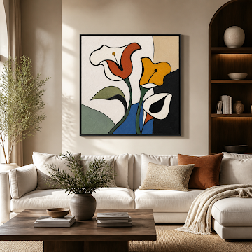 Modern Abstract Florals
