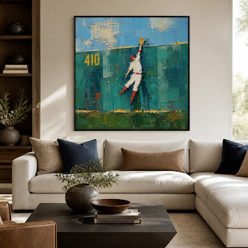 Outfield Catch in Teal