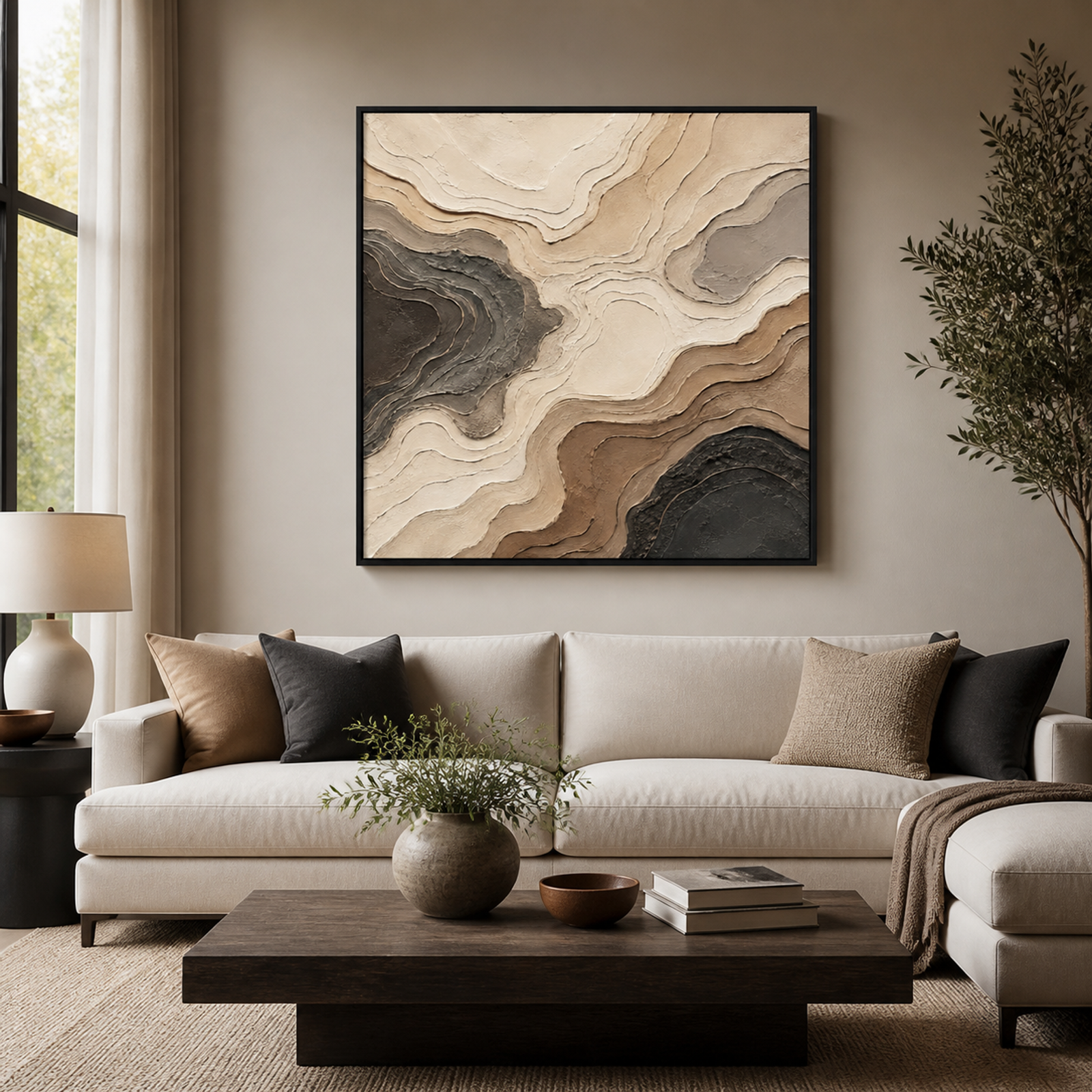 Earth Tone Contour Layers