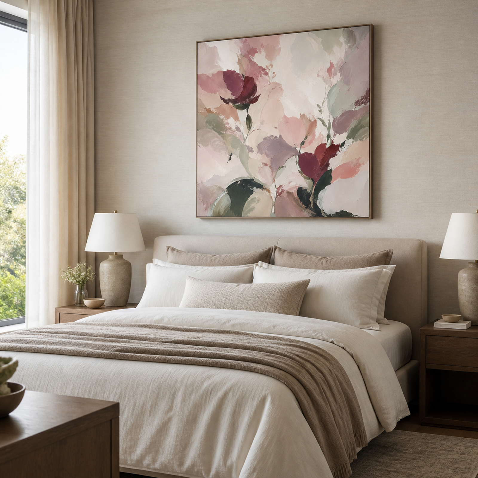 Blush Abstract Florals