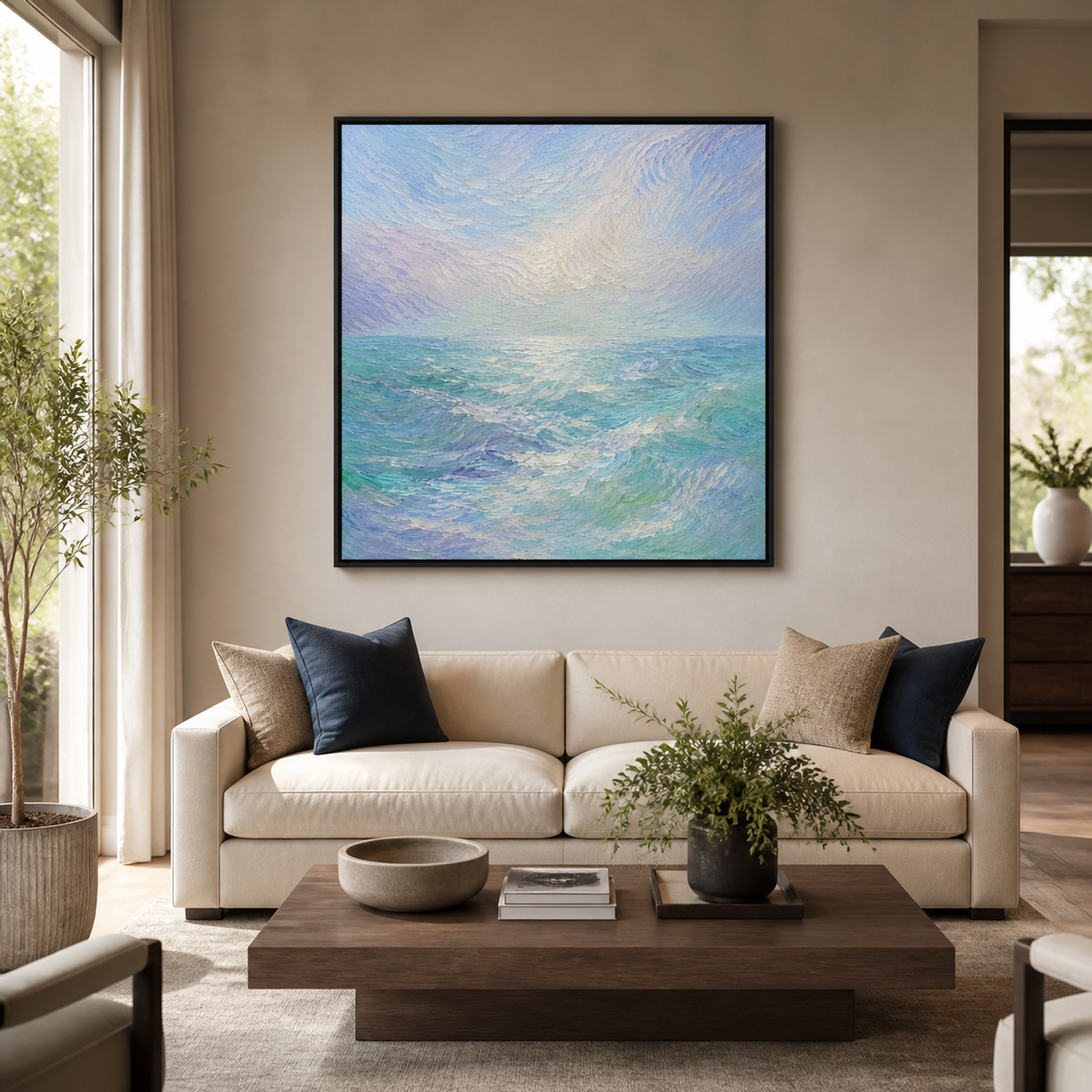 Serene Ocean Light