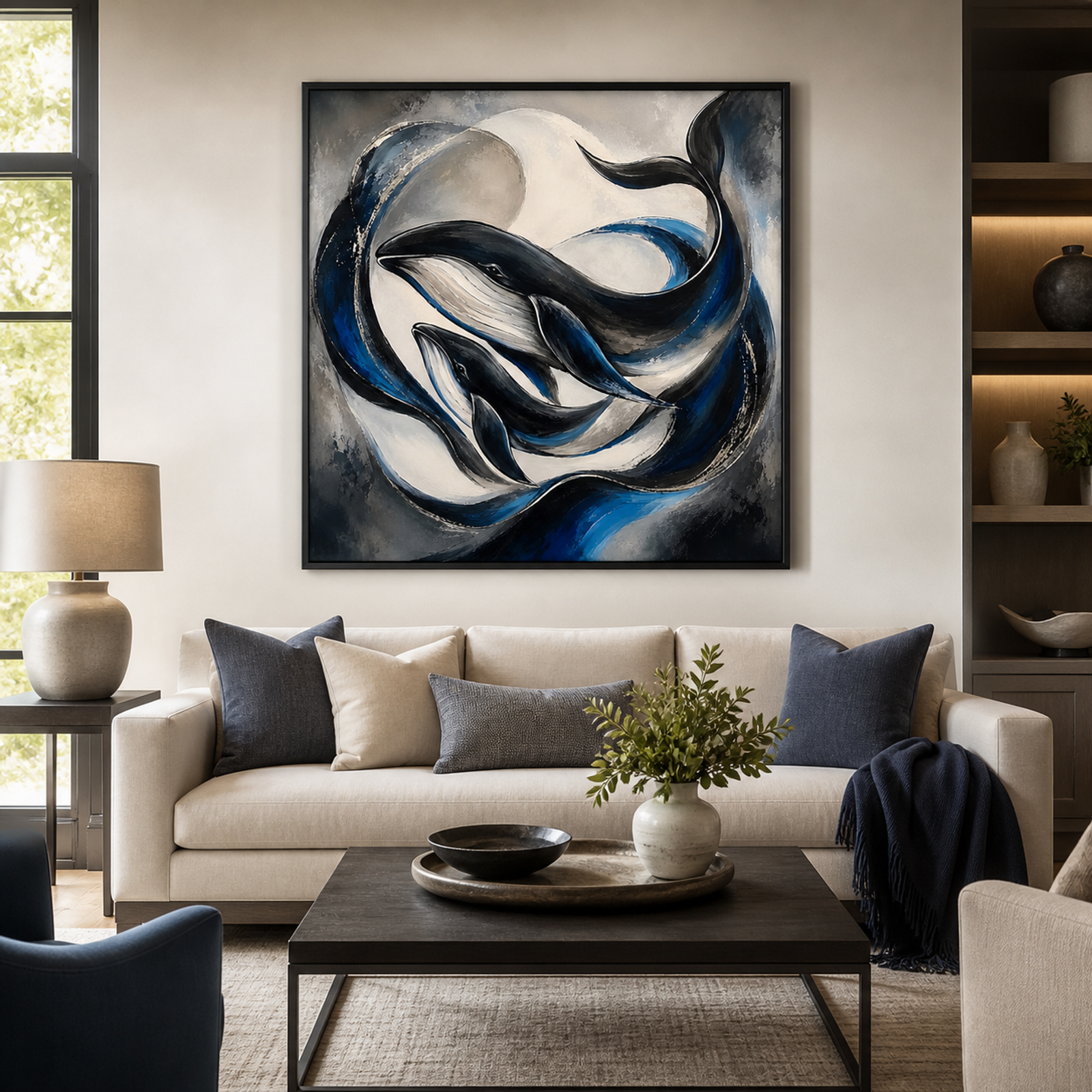 Whale Song In Blue