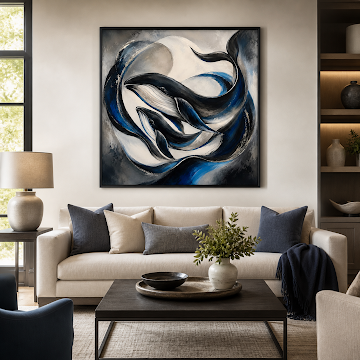 Whale Song In Blue