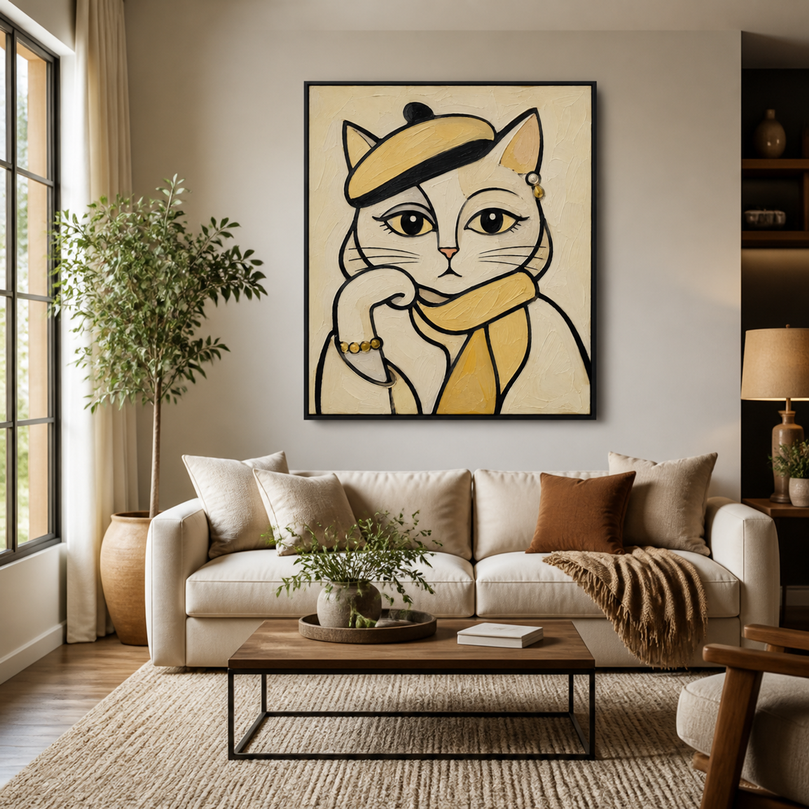 Chic Parisian Cat
