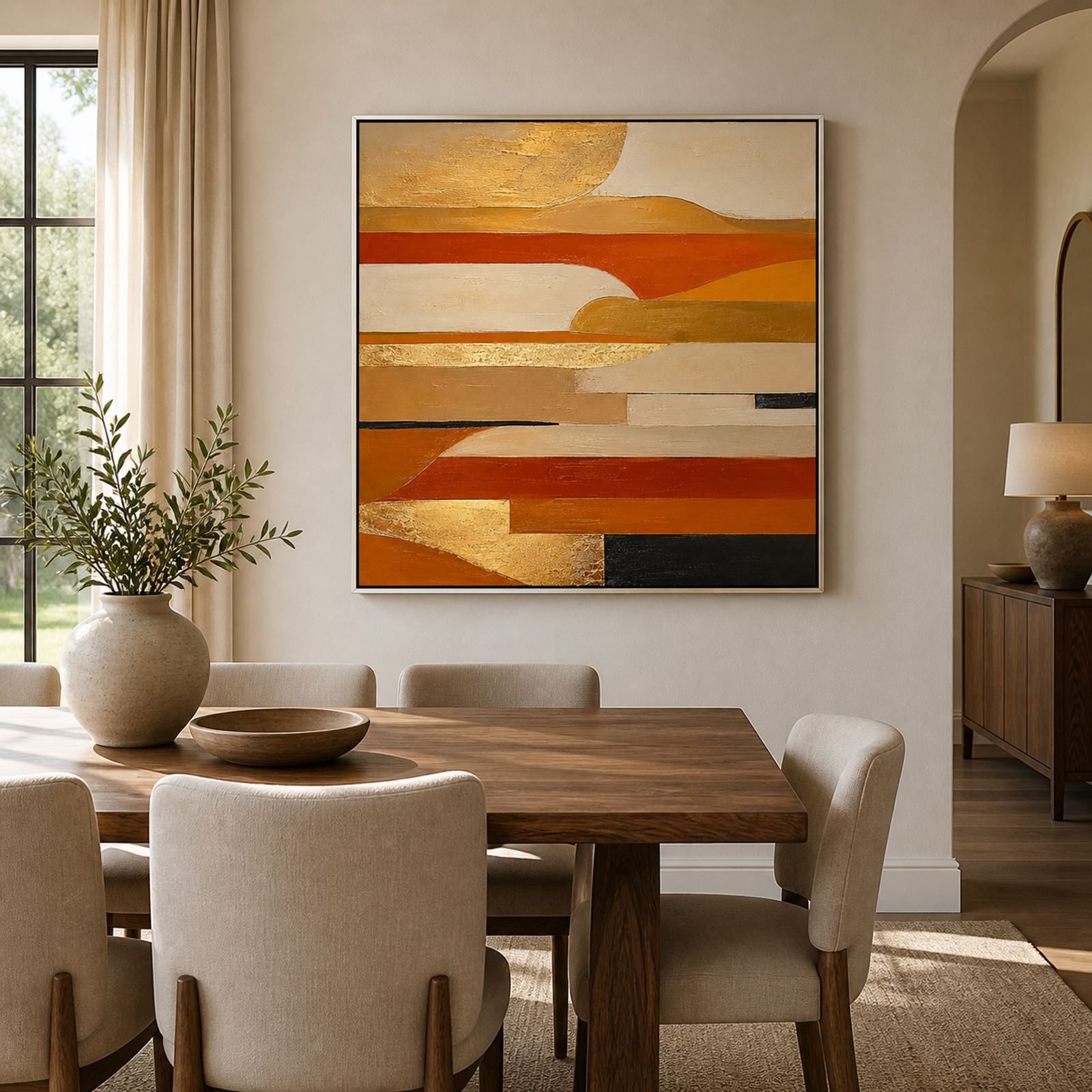 Golden Desert Geometry
