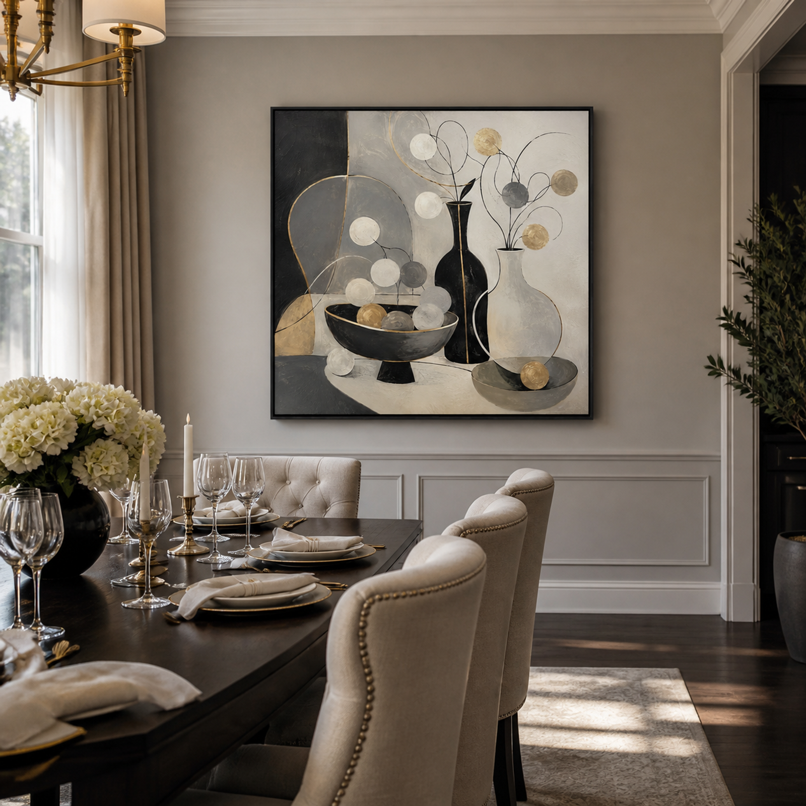 Modern Gilded Still Life