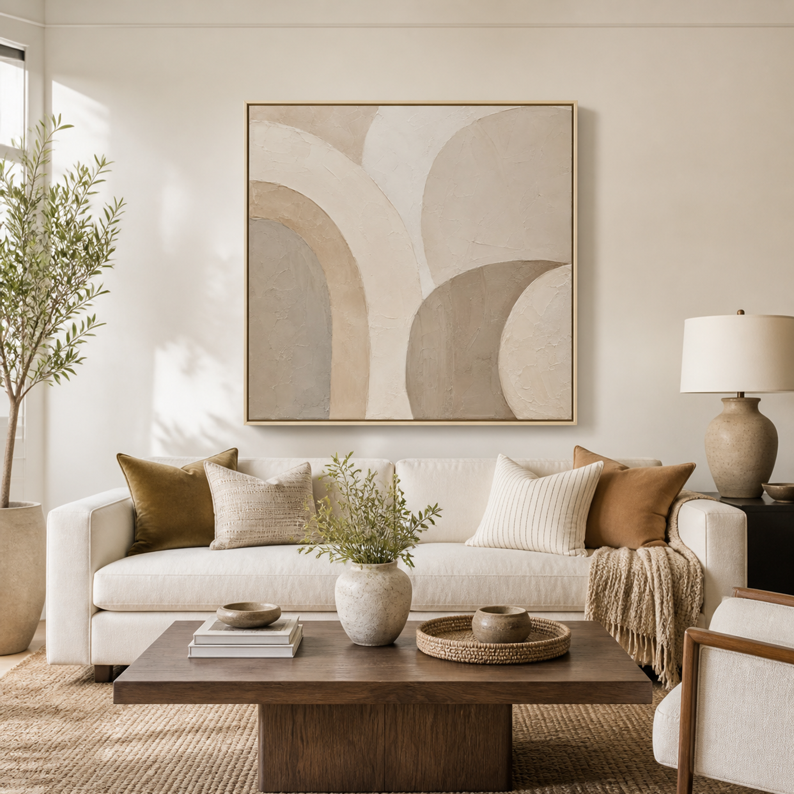 Neutral Abstract Arches