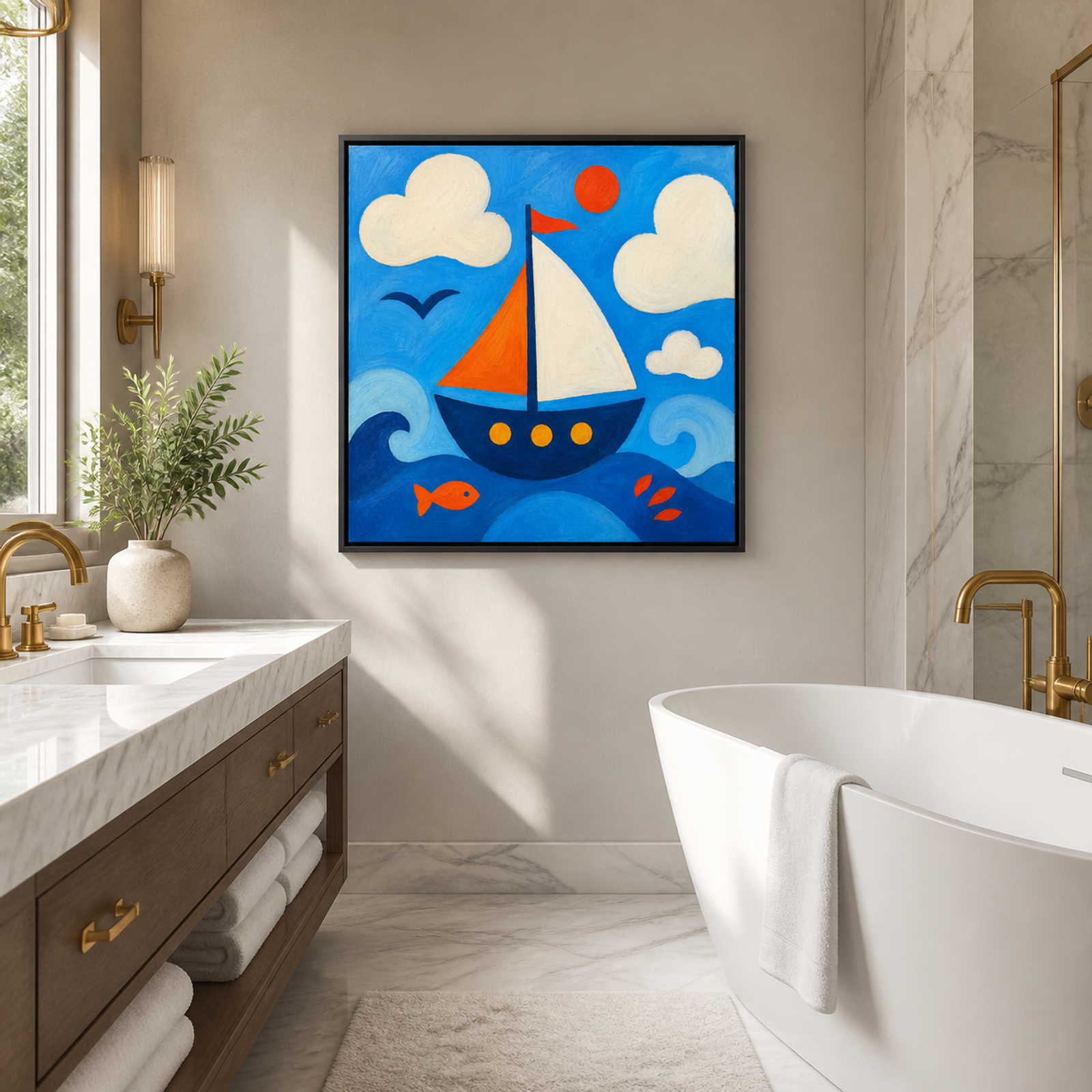 Playful Sailboat Day