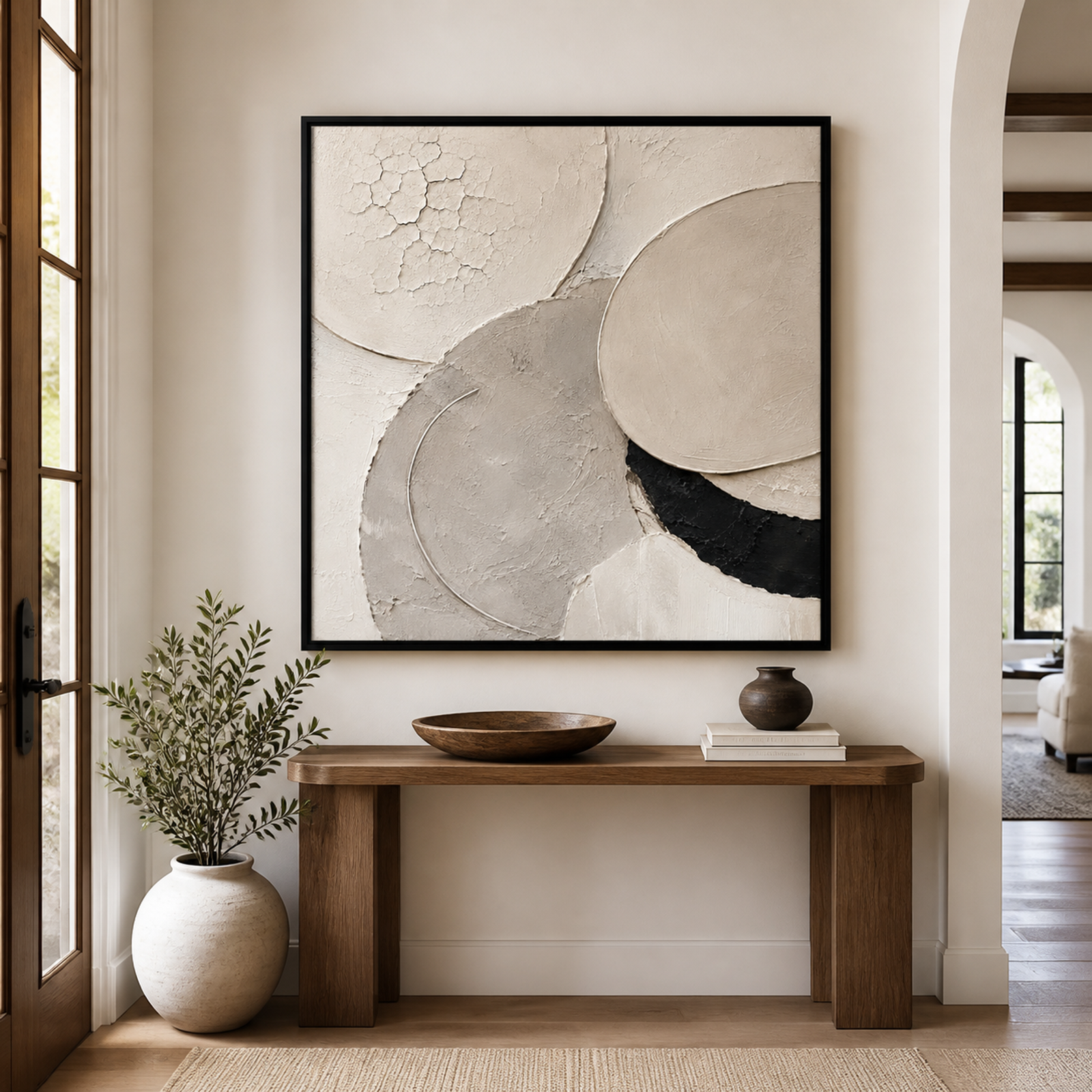 Neutral Textured Circles