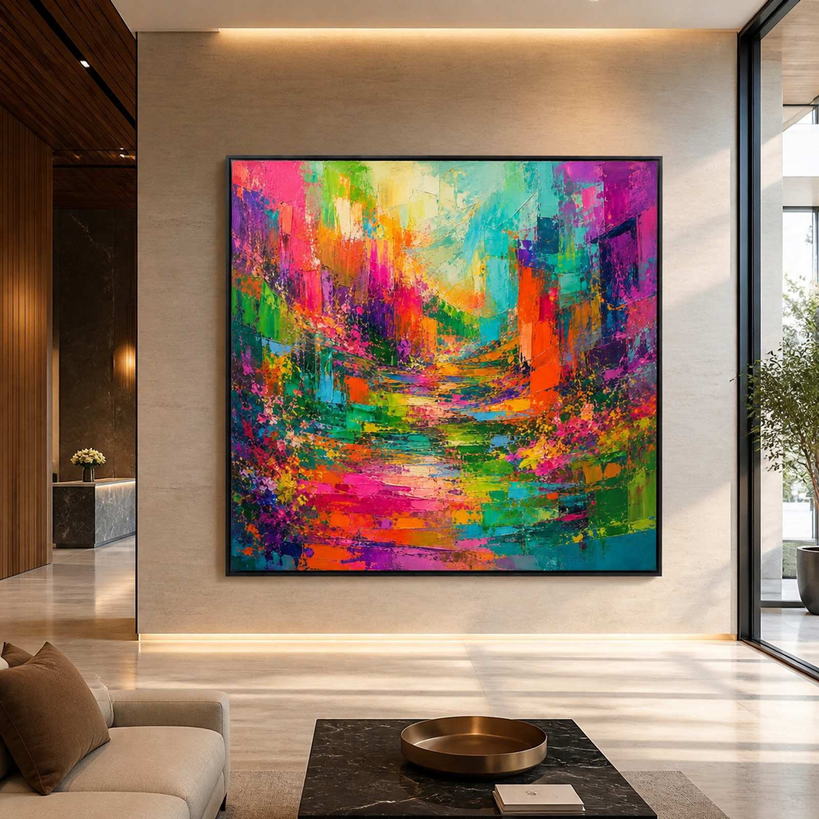 Vibrant Garden Passage