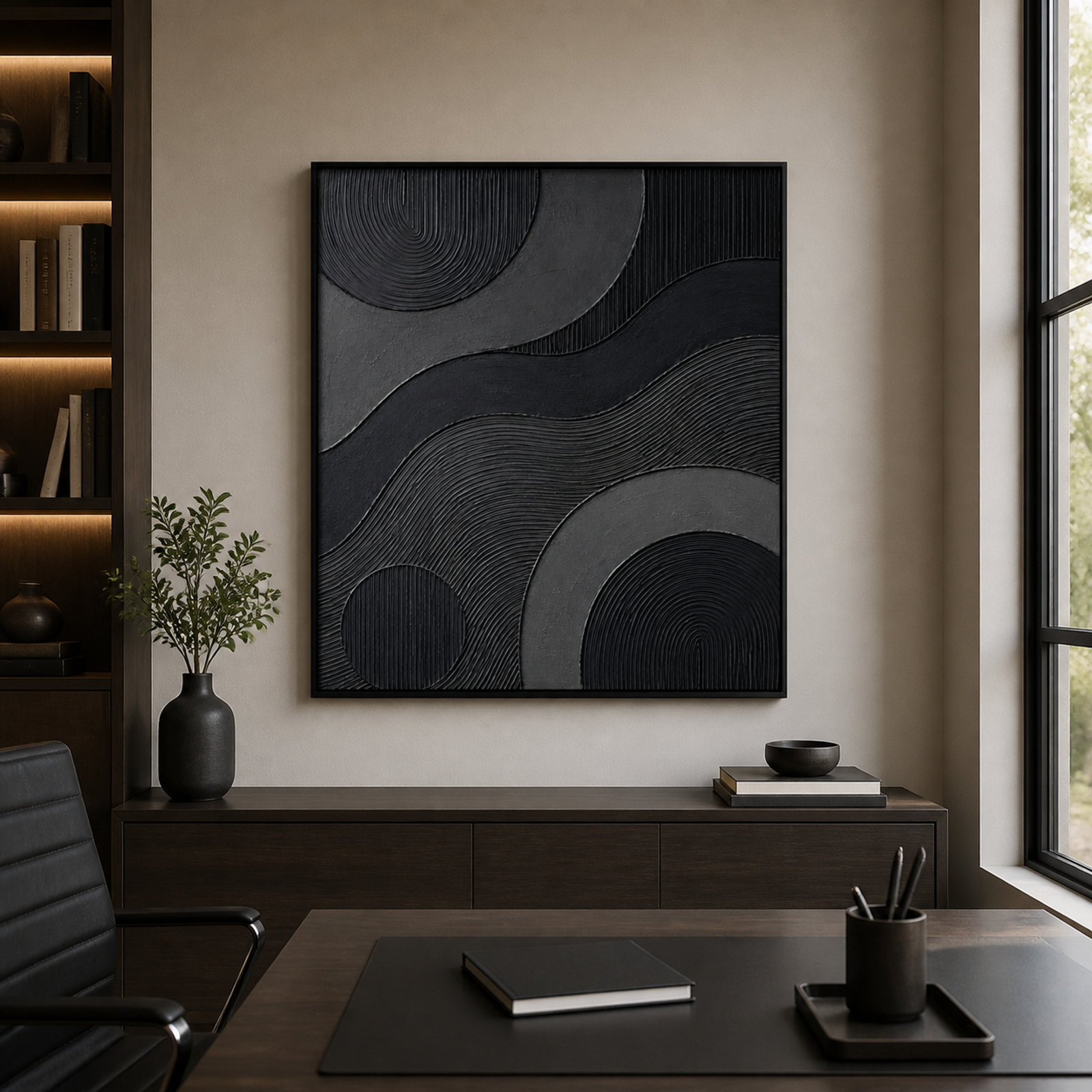 Black Sculpted Geometry