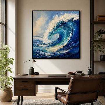 Powerful Coastal Wave