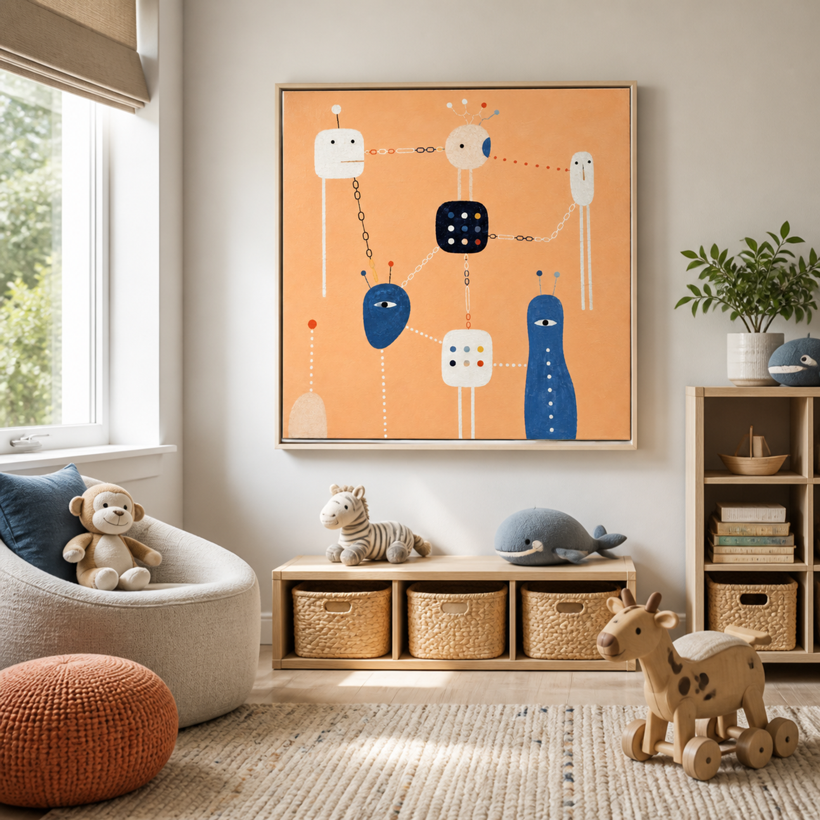 Whimsical Connected Figures