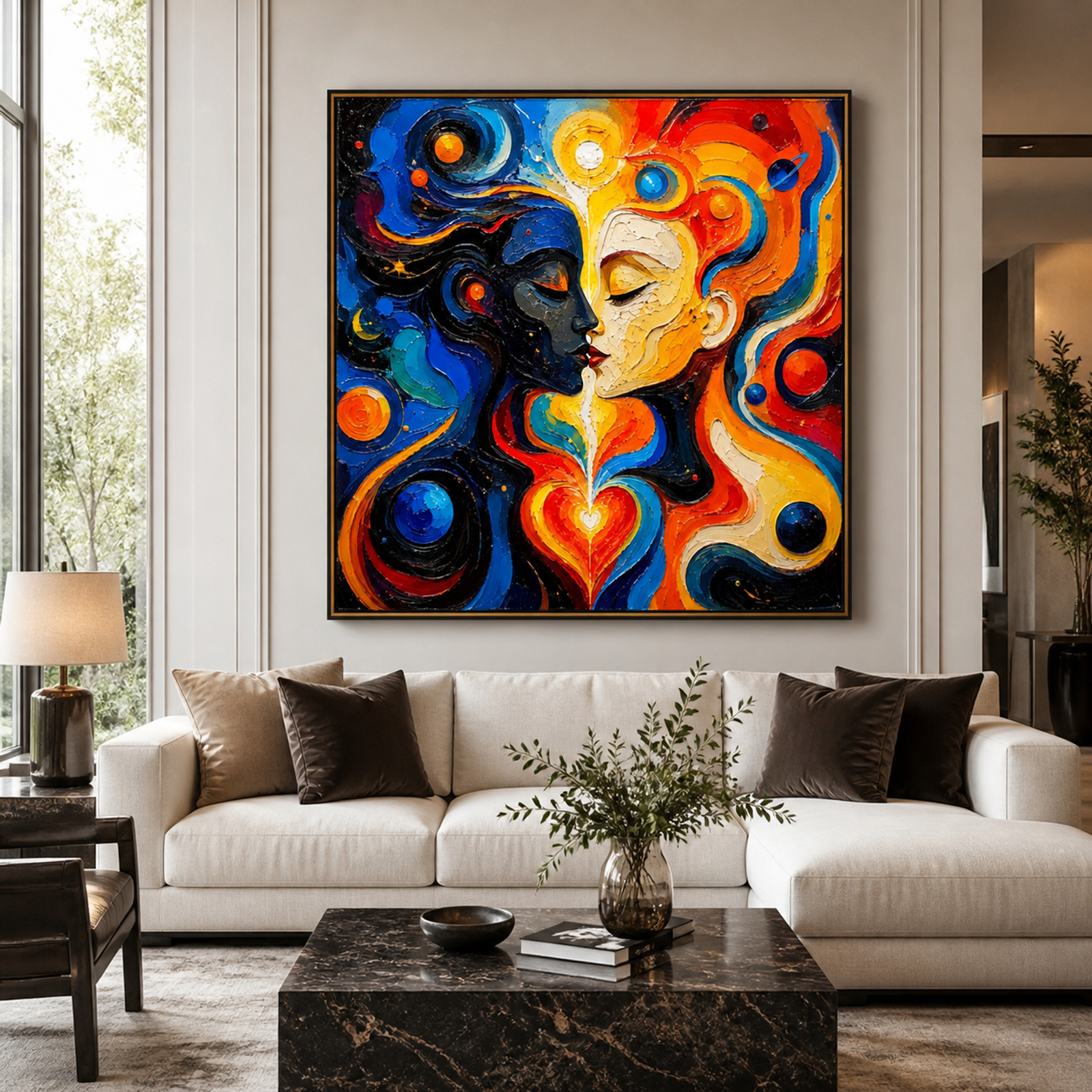 Cosmic Lovers Embrace