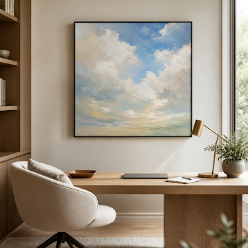 Serene Cloudlit Sky