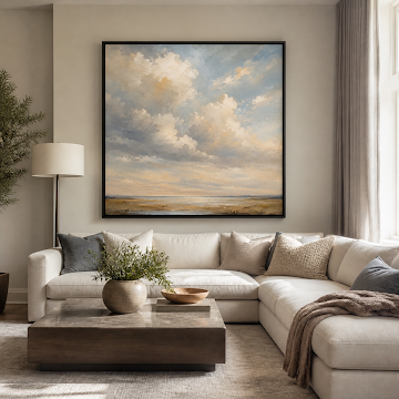 Serene Cloudlit Horizon