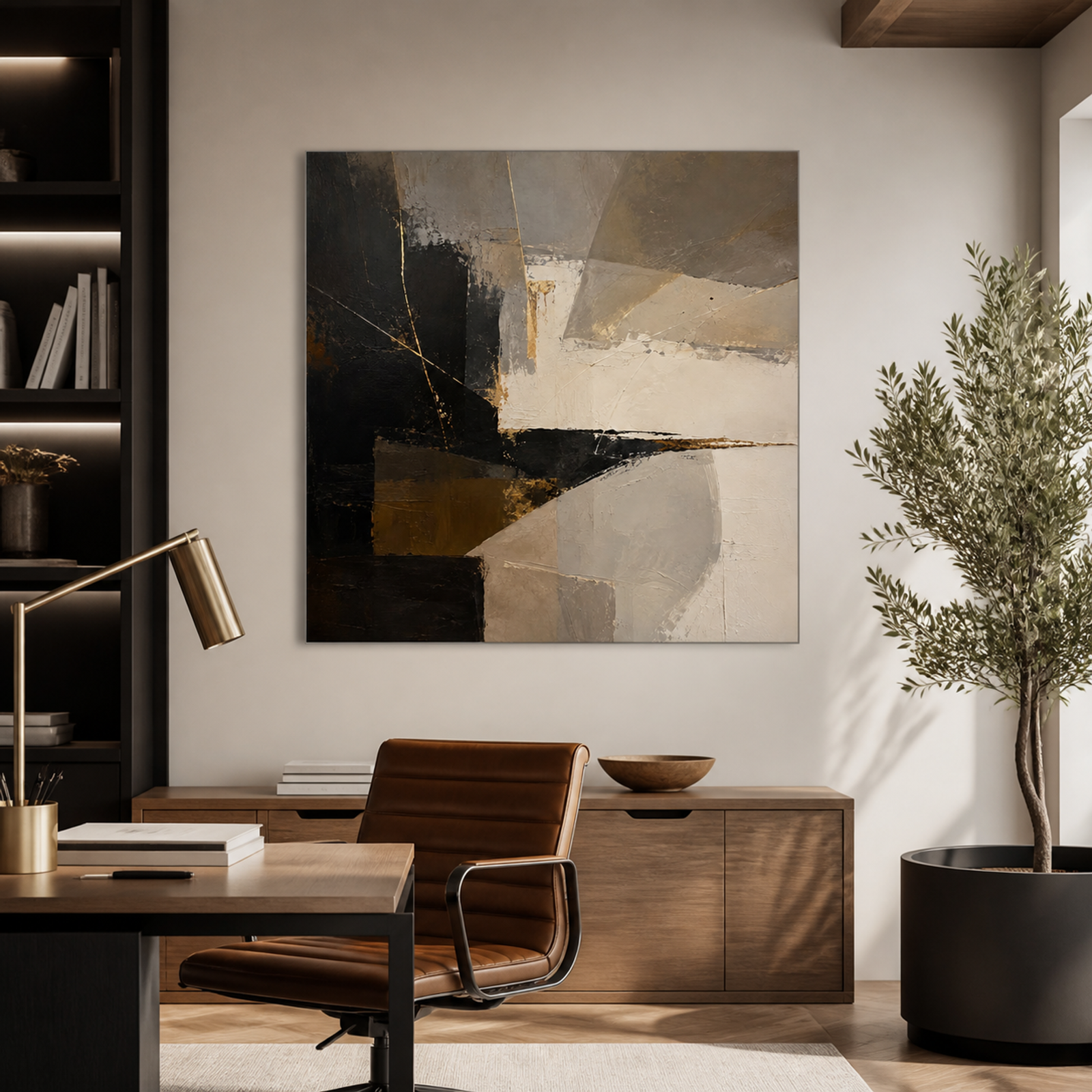 Gilded Abstract Geometry