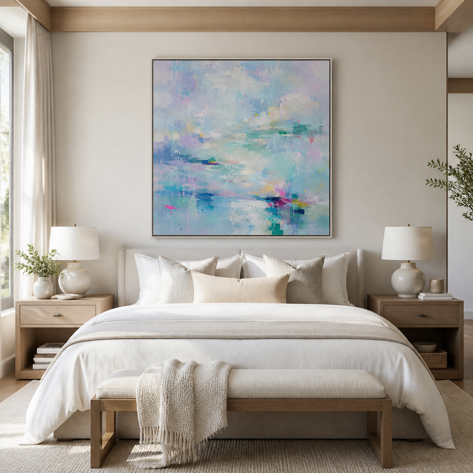 Pastel Abstract Serenity