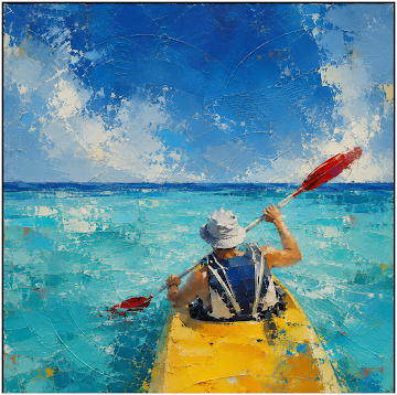 Kayak Across Turquoise Waters