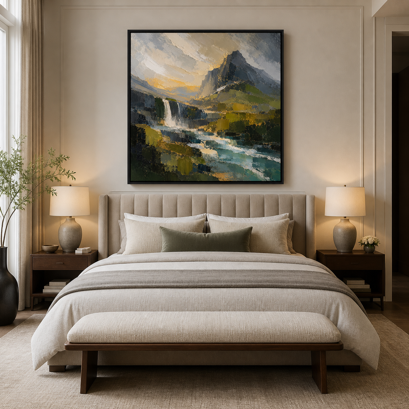 Golden Mountain Waterfall