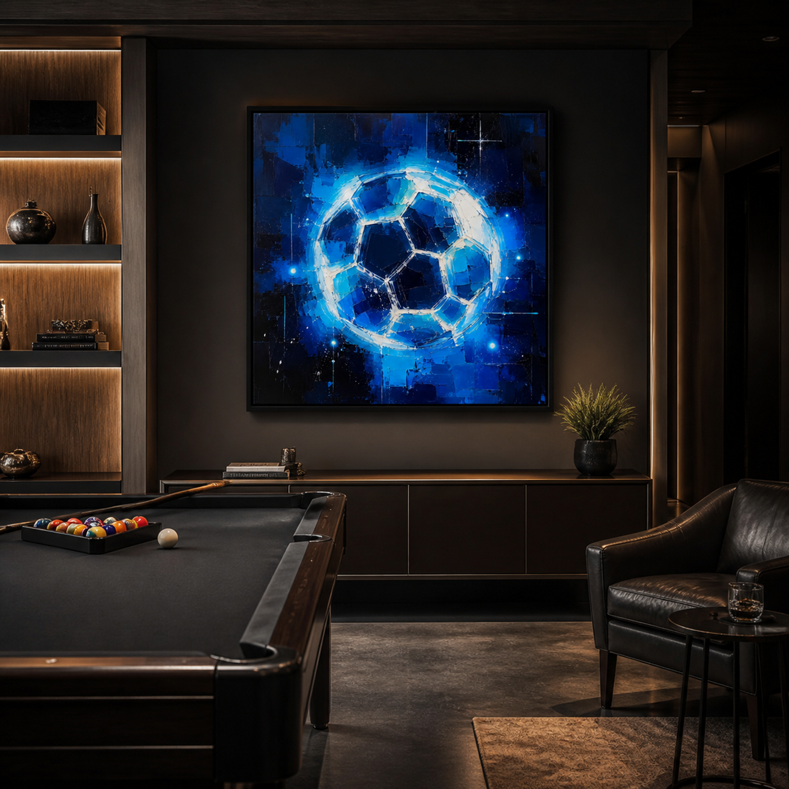 Electric Blue Soccer