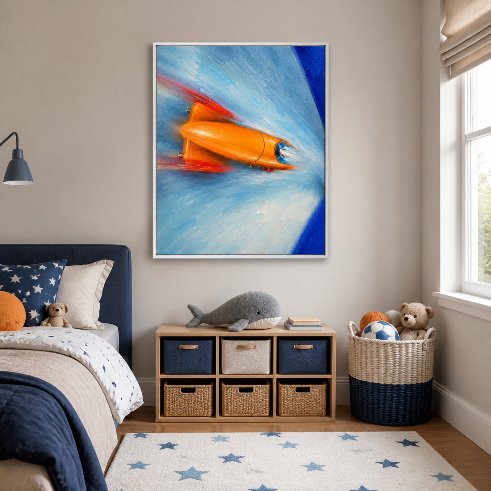 Bright Rocket Flight