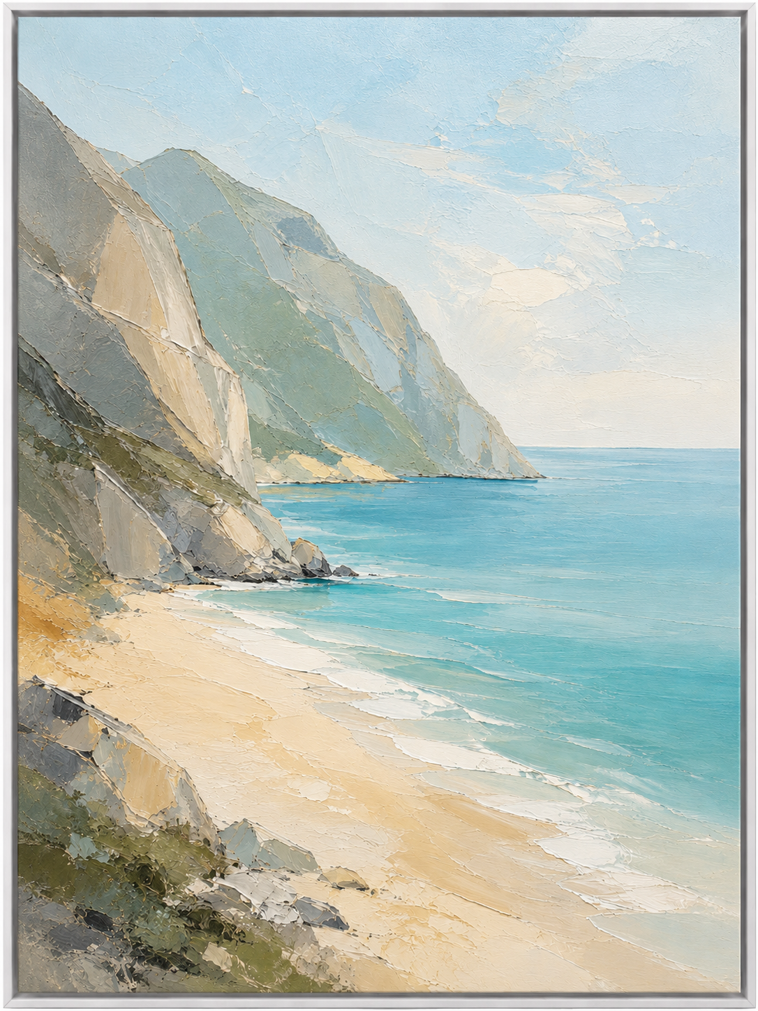 Serene Coastal Cliffs