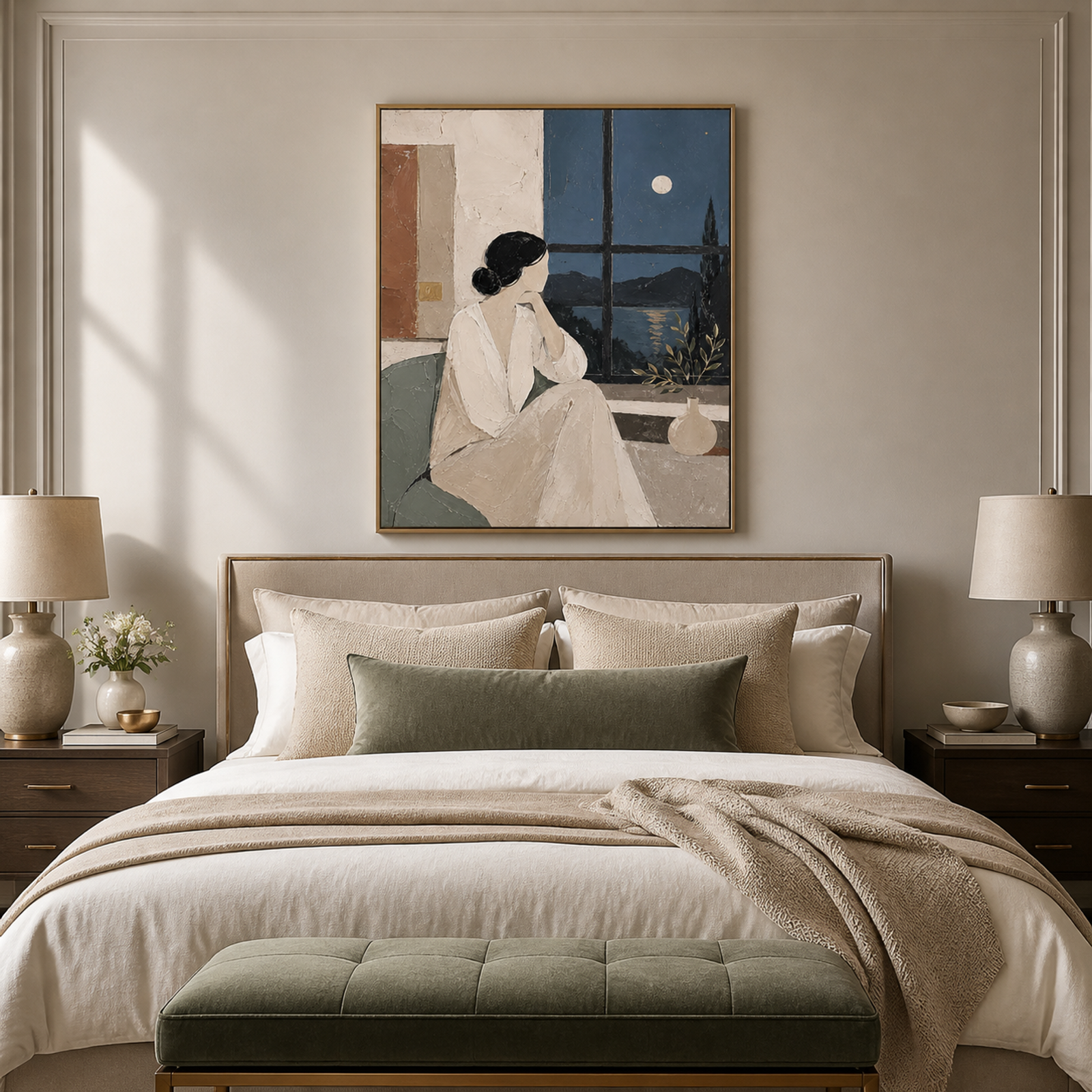 Moonlit Window Reverie
