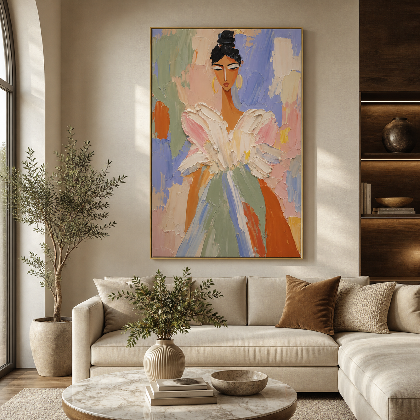 Elegant Pastel Muse