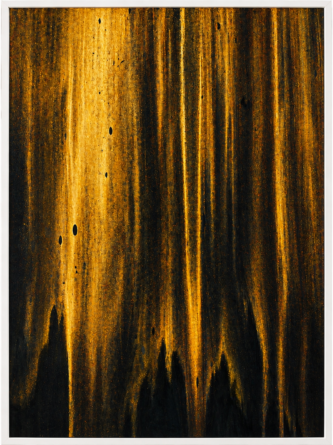 Golden Veil Abstract