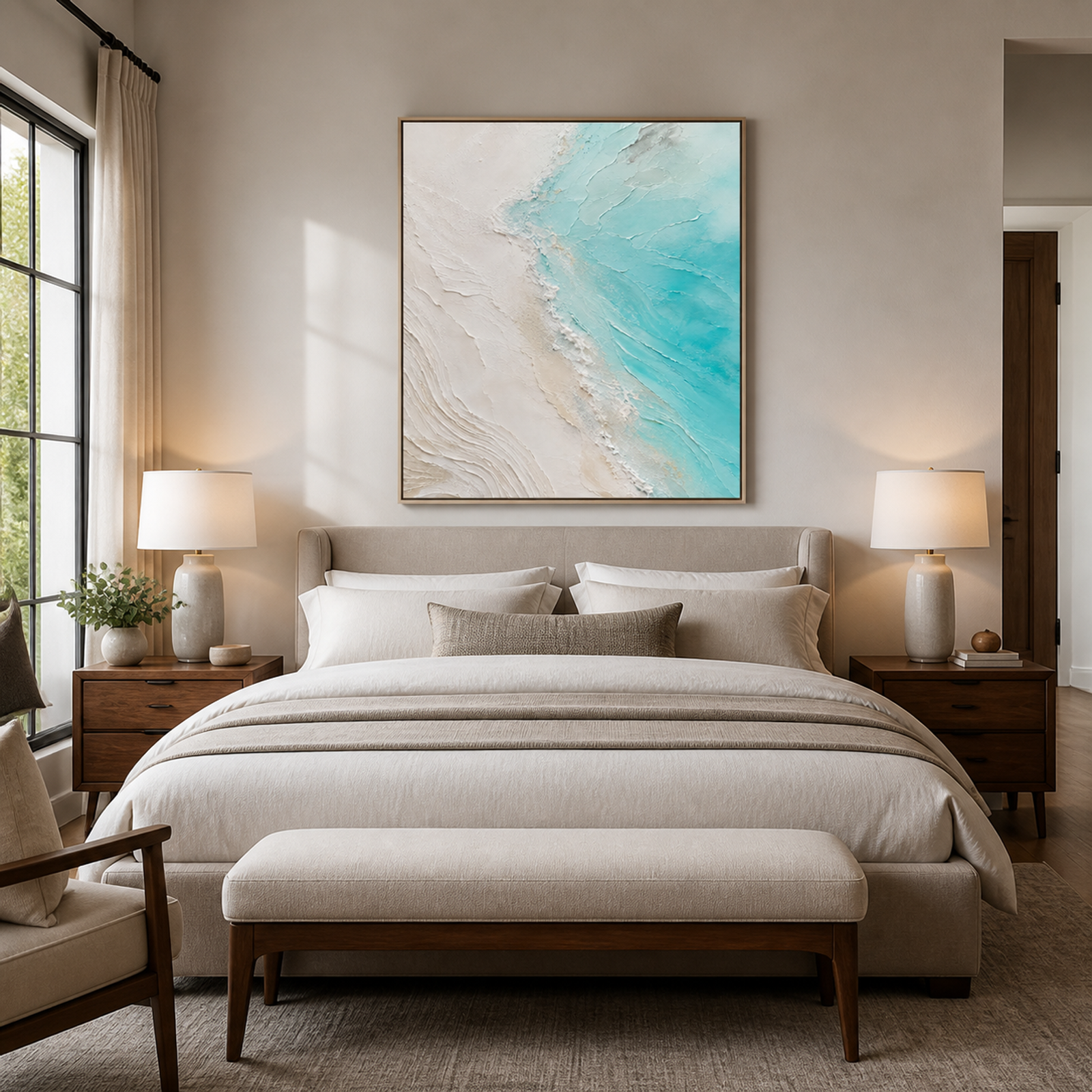 Textured Coastal Calm