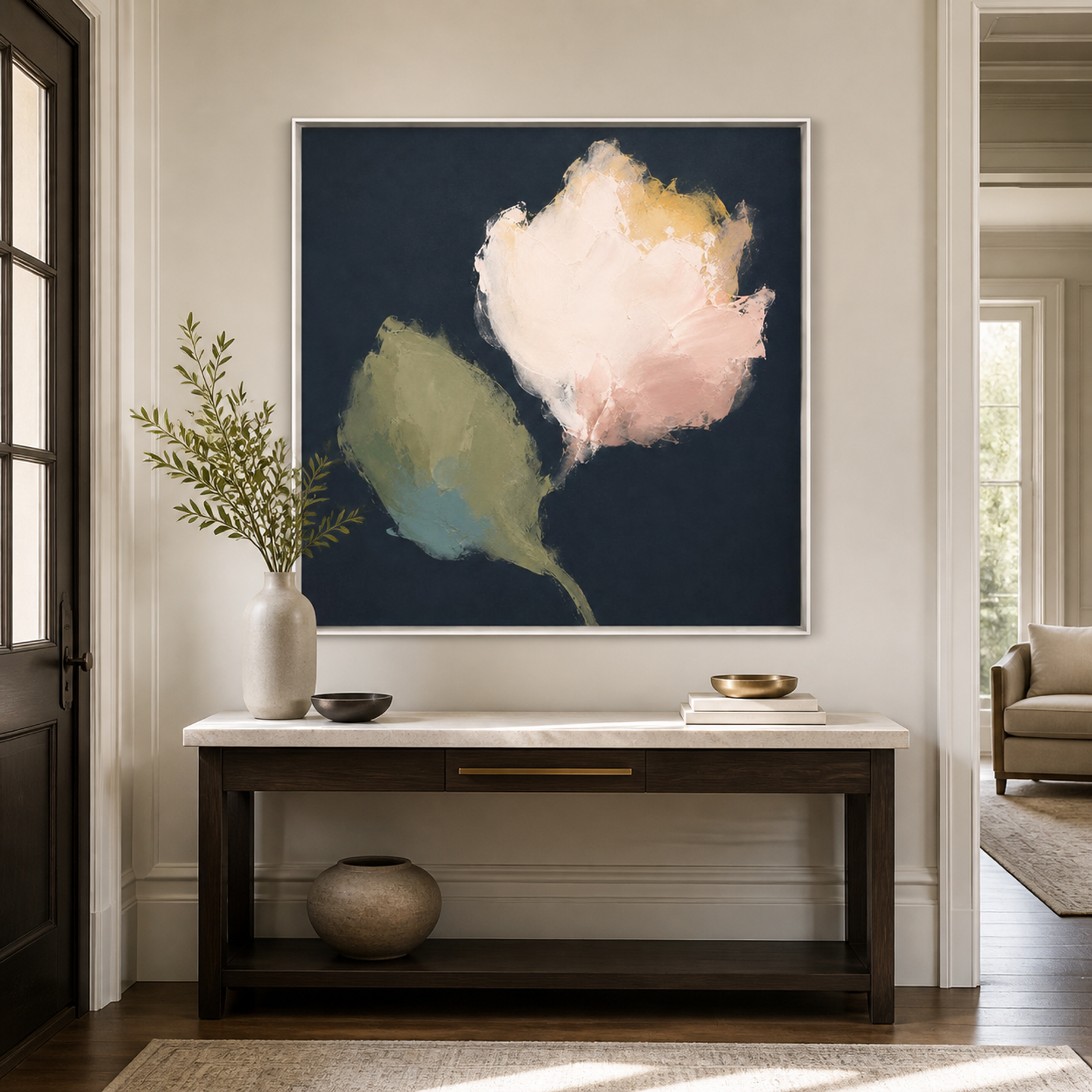 Blush Lotus on Midnight