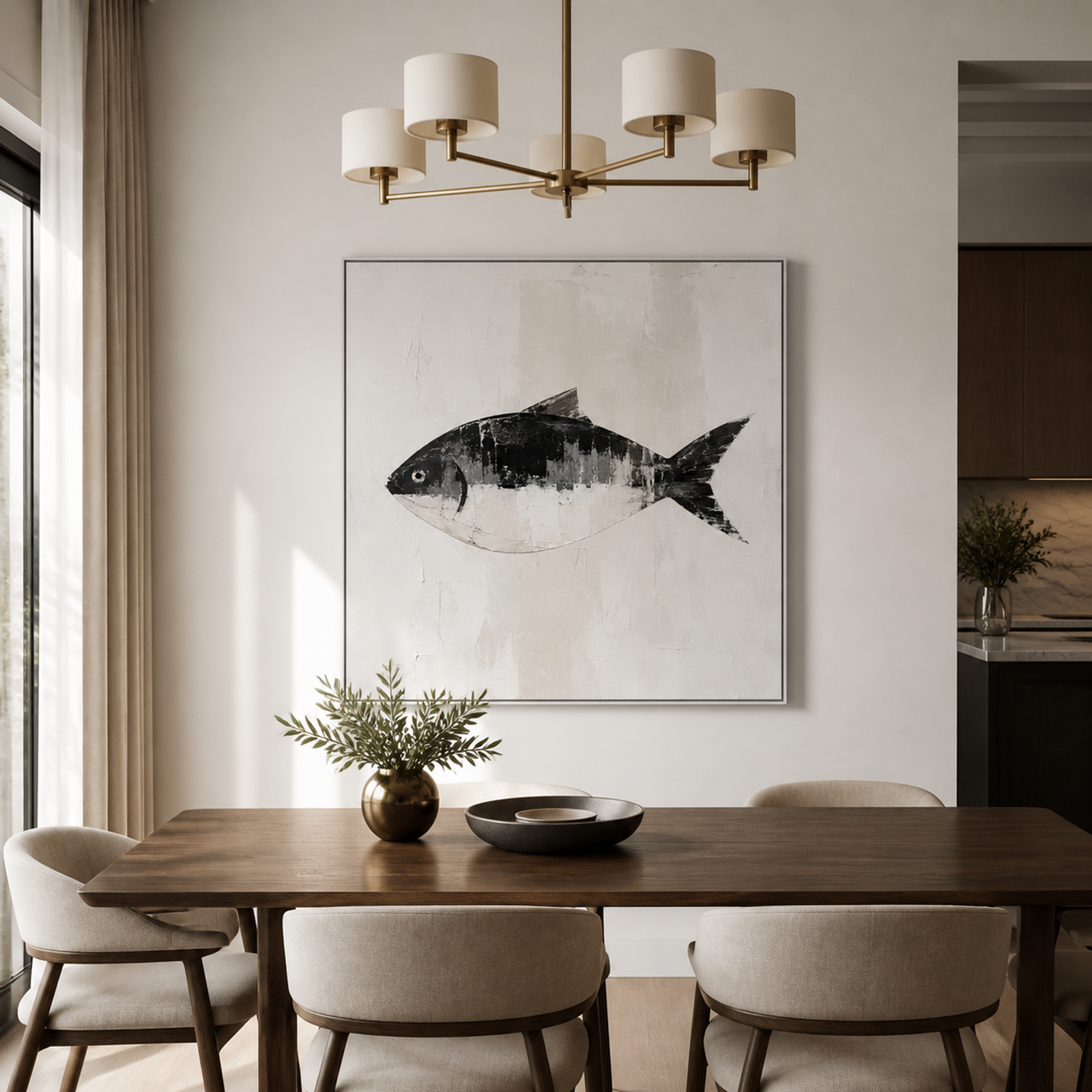 Minimalist Black Fish