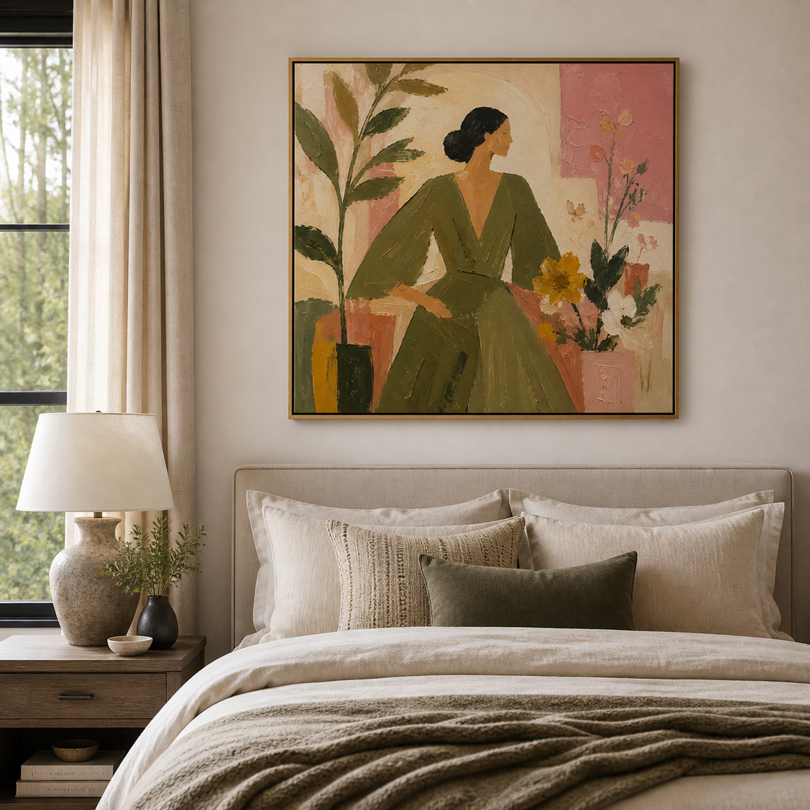 Elegant Botanical Muse