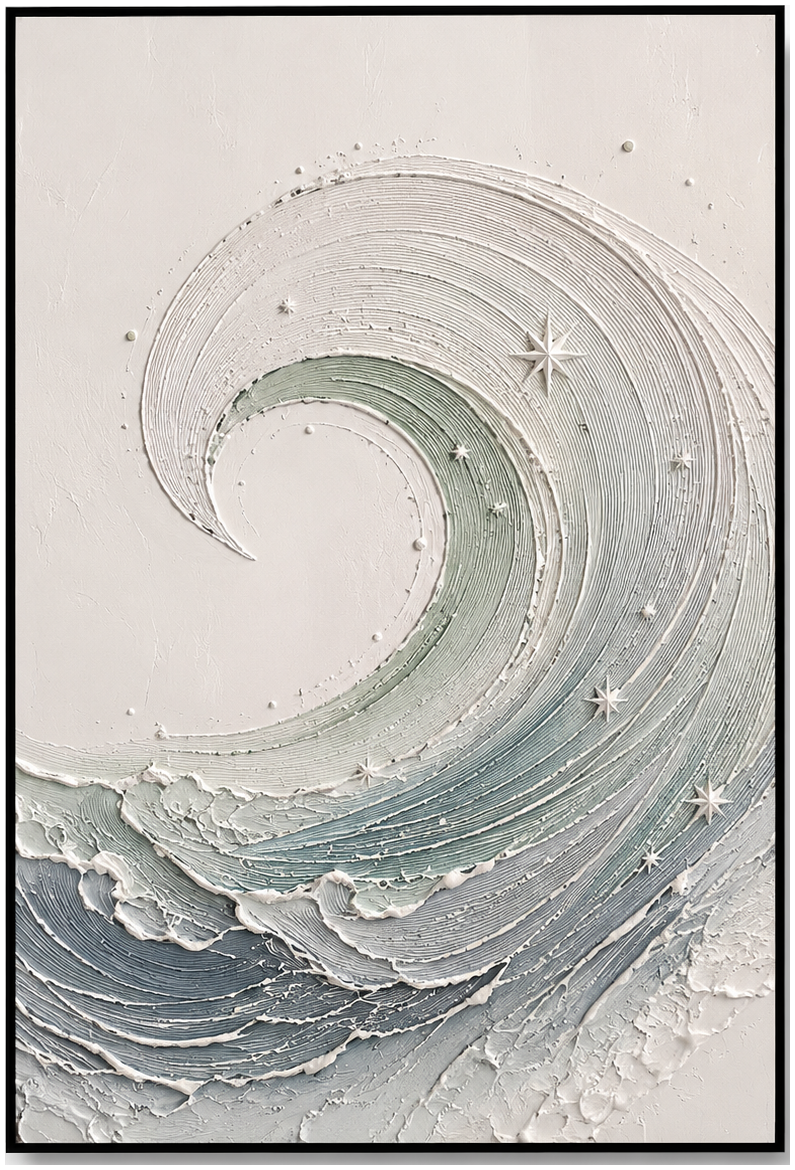Textured Coastal Wave
