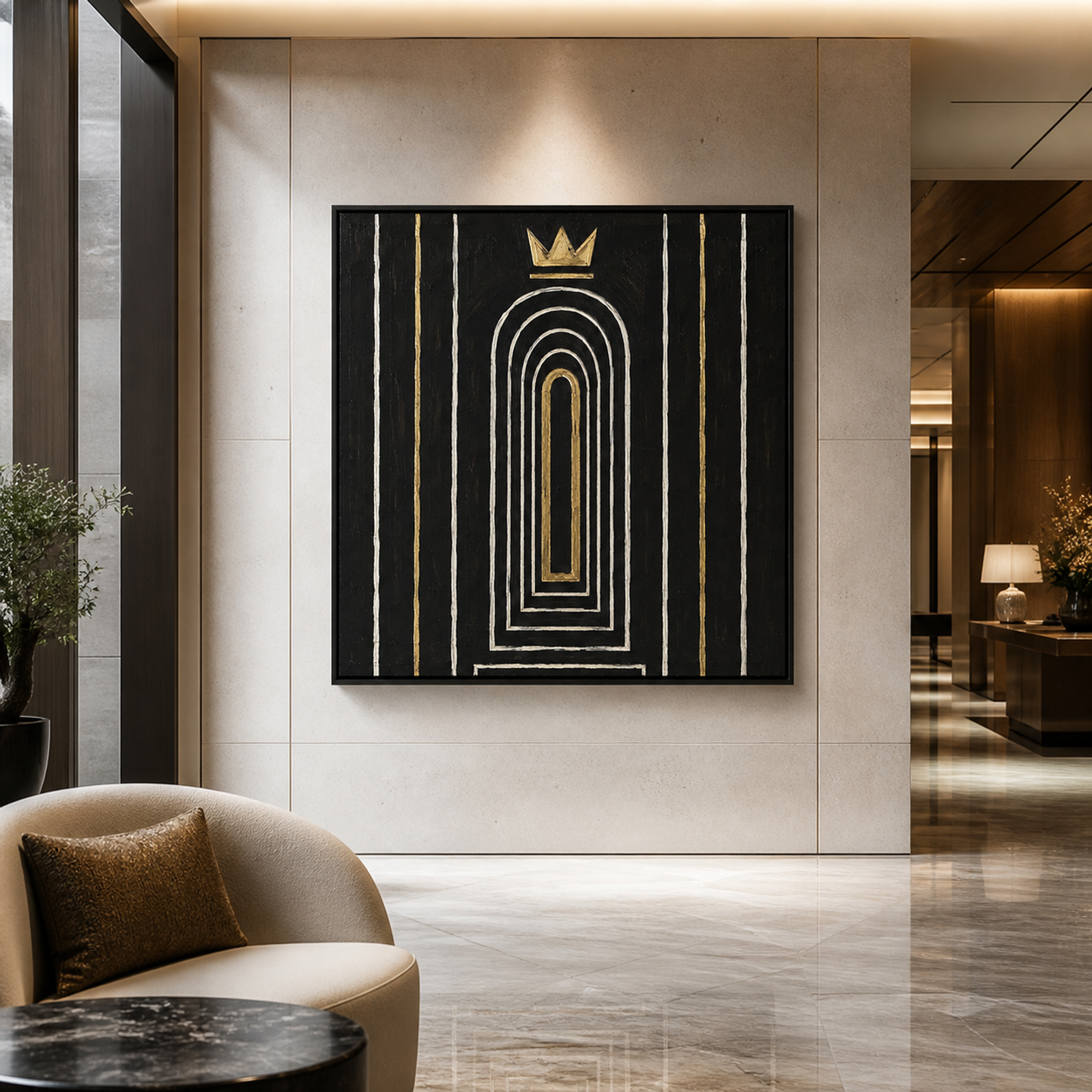 Regal Black Arch Geometry