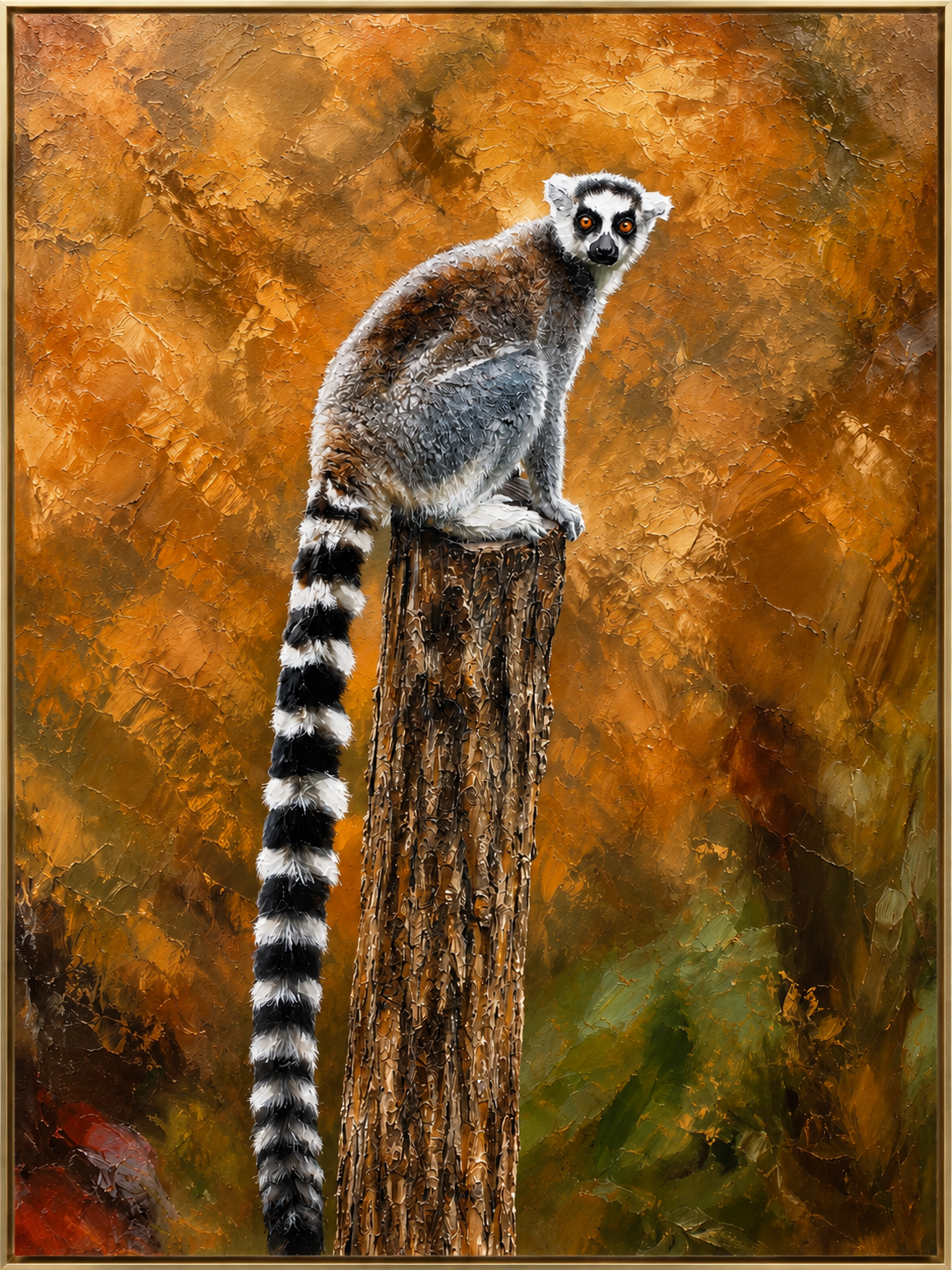 Golden Lemur Portrait